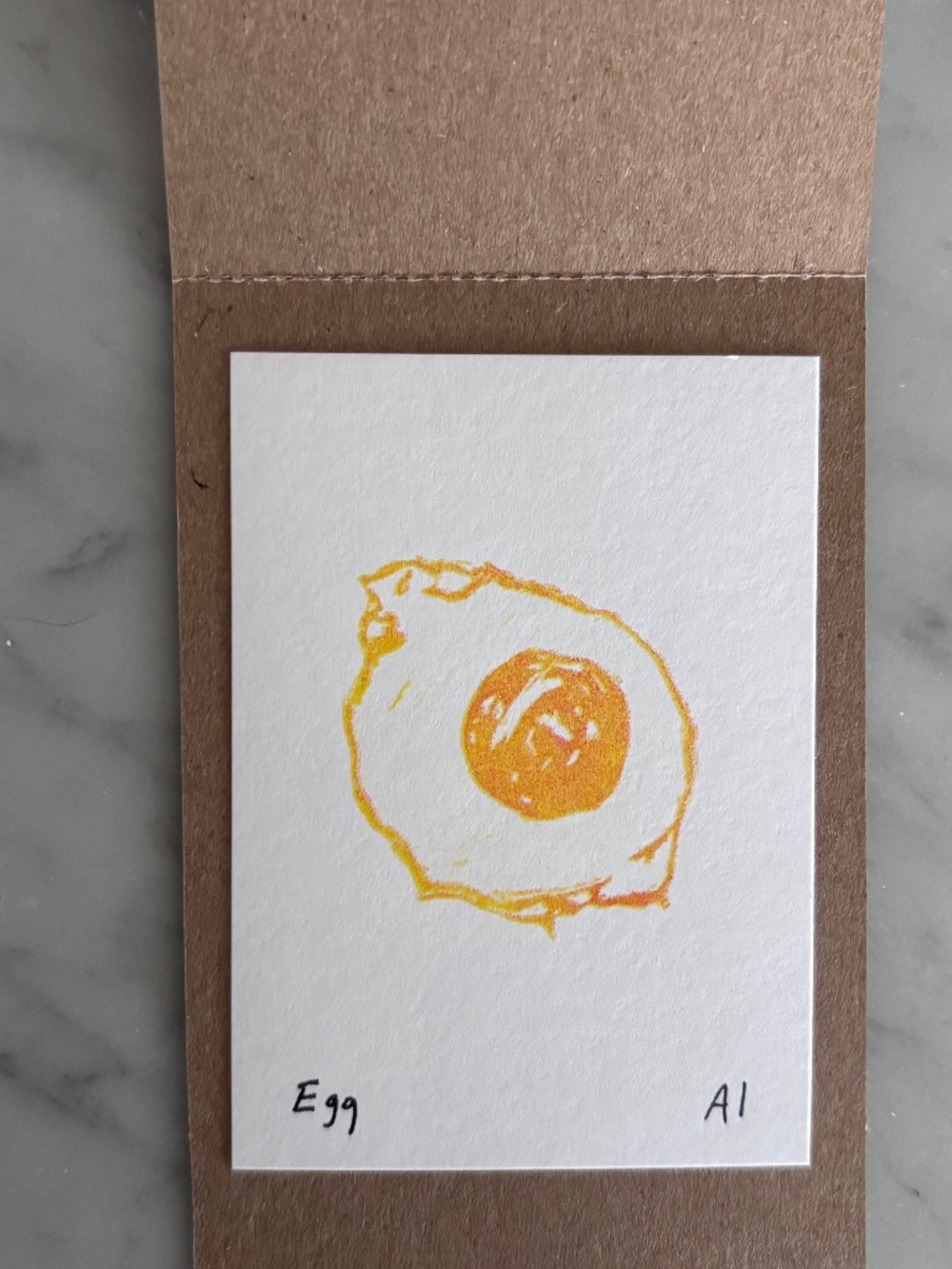 Ana Inciardi Mini Print - Egg